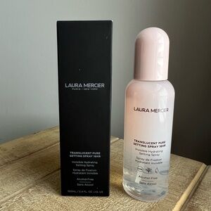 Laura Mercier Translucent Pure Setting Spray - Pink and Black